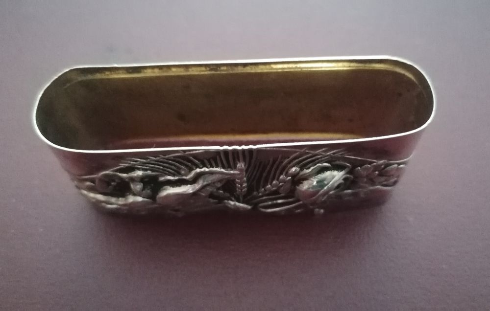 Argola de guardanapo prata