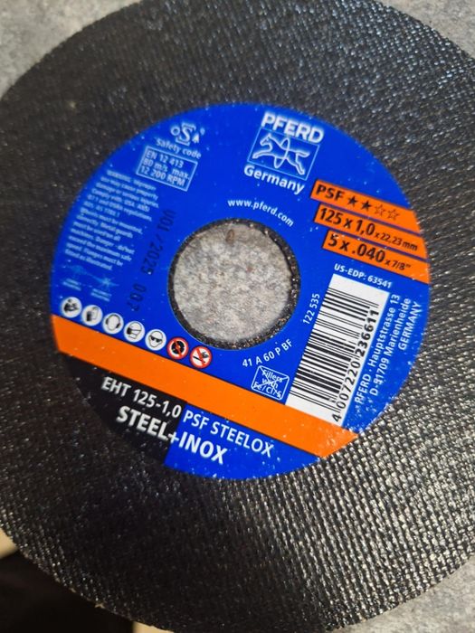 Tarcza do ciecia stali