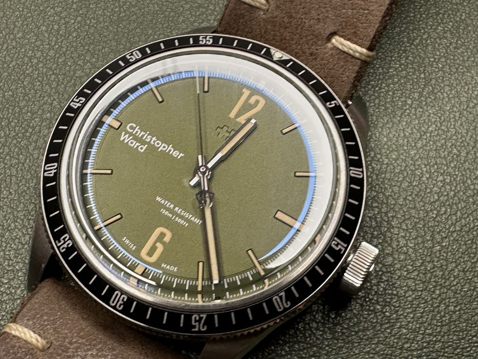 Christopher Ward C65 Trident Diver Khaki