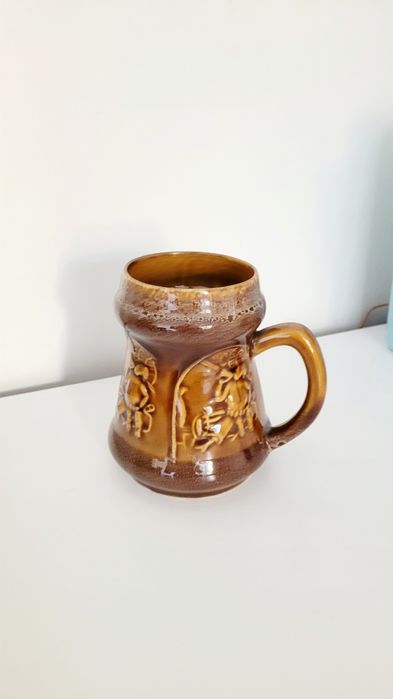 PROMOCJA** Kufel kubek vintage prl Mirostowickie zakłady ceramiczne ka