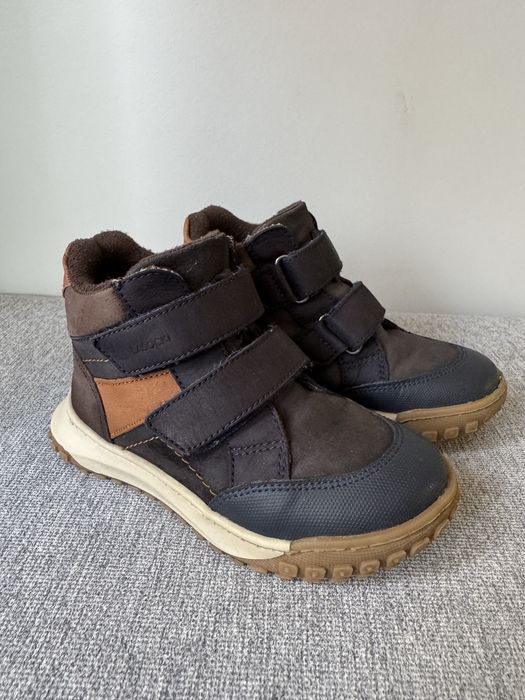 Lasocki buty trzewiki skorzane ocieplone dla chłopca na rzepy 27