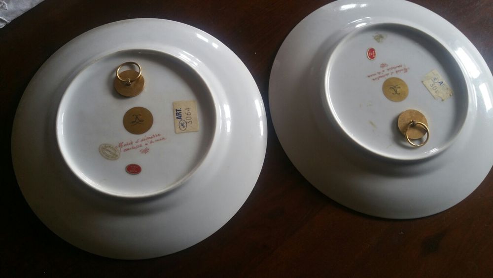 2 pratos decoração Saks Fifth Av.