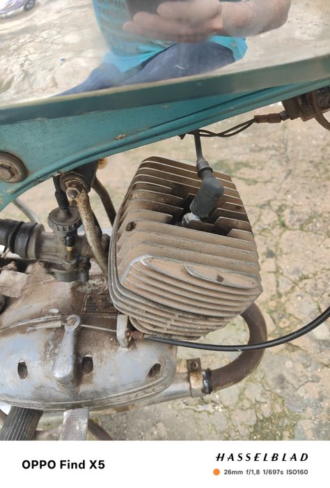 Mota Clássica Casal K182s 50cc de 1978 - Perfeita para Restauro