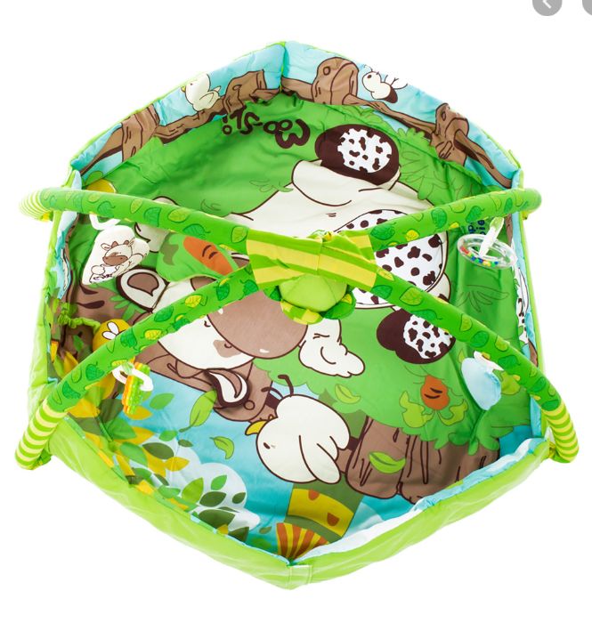 CANPOL BABIES edukacyjna mata do zabawy z funkcją kojca