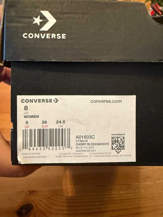 Converse różowe damskie trampki Love Me  39