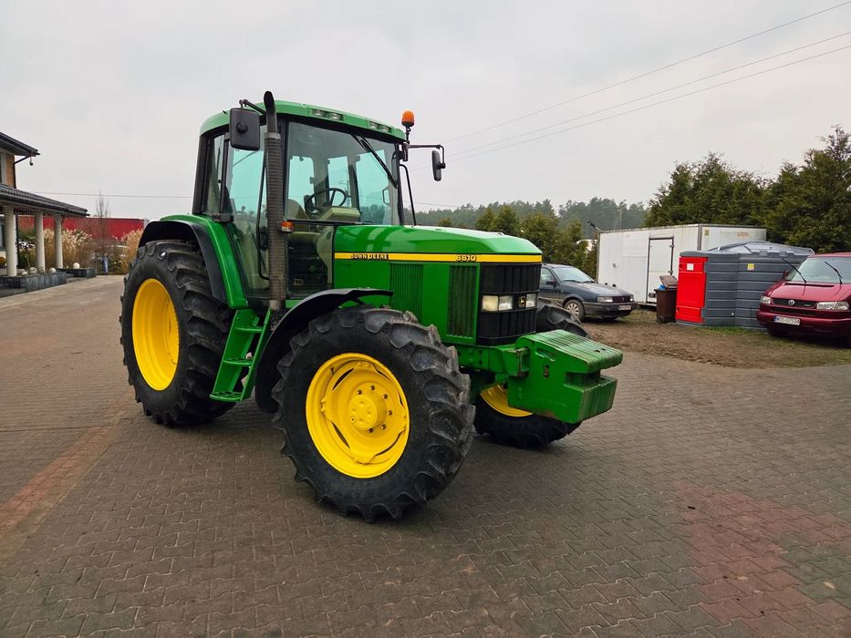 John Deere 6610 6510 6810 6430 6130 6800 6600 6420 PREMIUM  Świeżo Sprowadzony JOHN DEERE 6610 Orginał NOWE OPONY ŁADNY