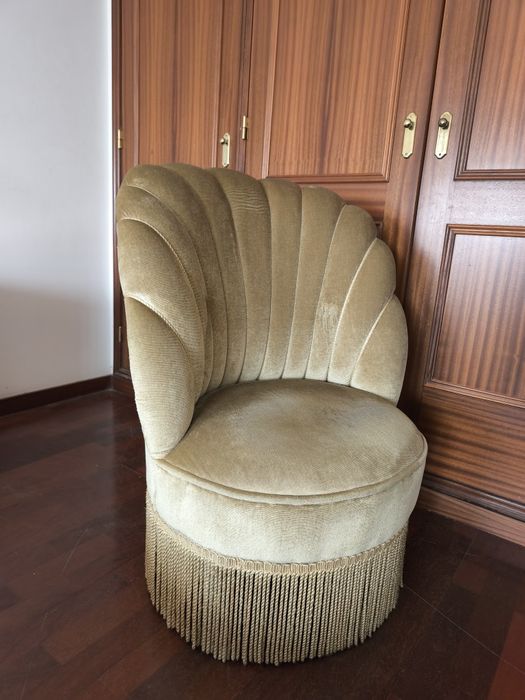 Poltrona de veludo