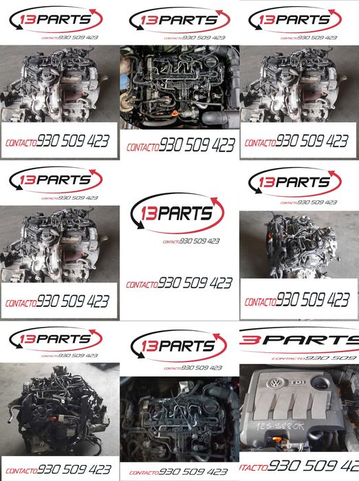 Diversos Motores VW Seat Audi Skoda VAG 1.6 TDi CAYA CAYB CAYC CAYD