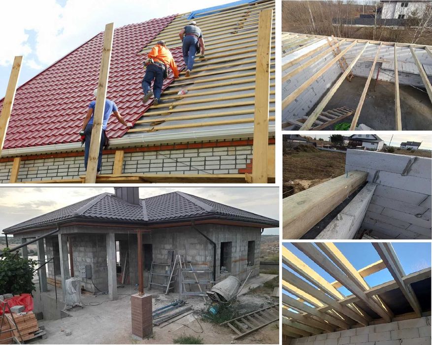 Покрівельні роботи Покрівля Кровля Кровельні роботи Дах Водосточка