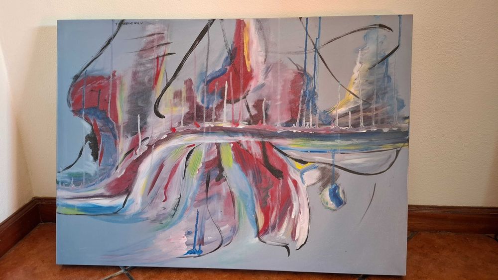 Quadro 80x50 acrilico sobre tela