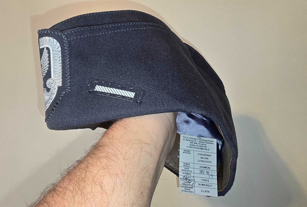 Furażerka wyjściowa sił powietrznych wz. 410/MON rozm 59 NOWA!!