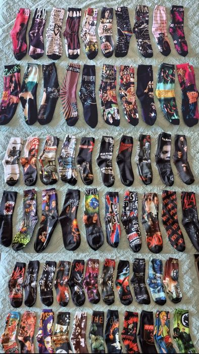 Meias de Bandas Rock Metal