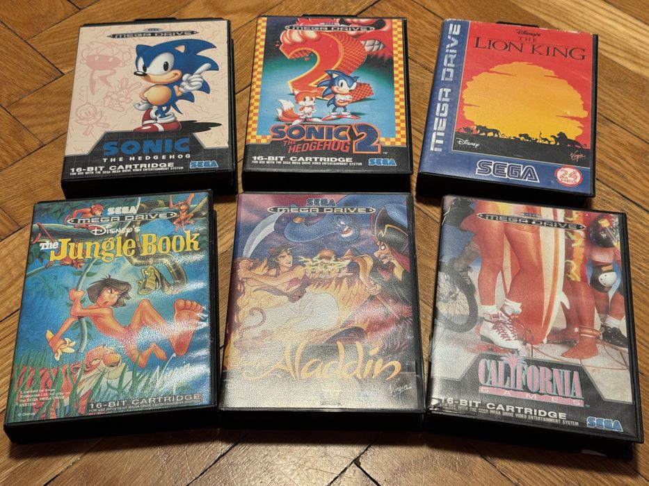 Zestaw gier, Sega Mega Drive