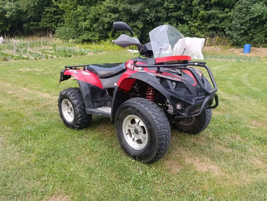 Quad Linhai Hytrack 420 wał kardana 4x4 z dokumentami