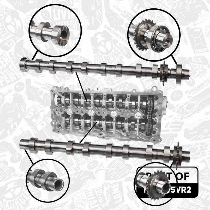 Kit Árvore de Cames 8m/m PSA/Ford 1.5 HDi/TDCi