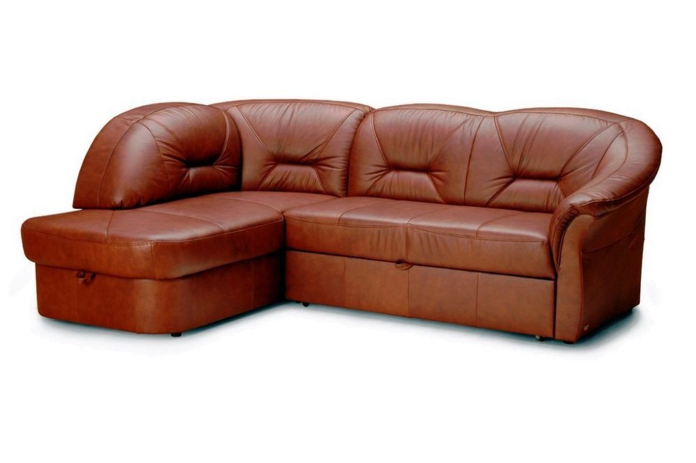 Wiosenna cena narożnik FRESH skóra naturalna f-cja spania producent