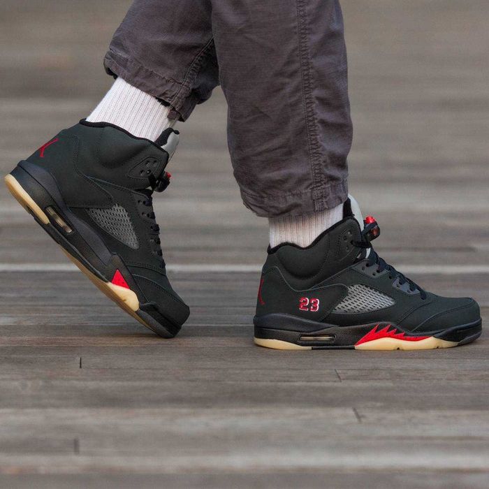 Зимние кроссовки Nike Air Jordan 5 Retro Off Noir Gore-Tex Termo найк ...