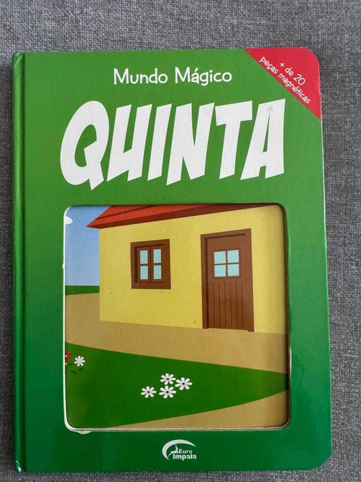 Livro - Quinta Mundo Mágico - Peças magnéticas