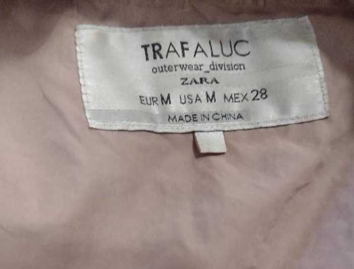 (38/M) ZARA/ Futrzana kamizelka, bezrękawnik futerko