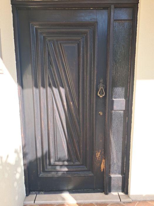 Porta Madeira maciça