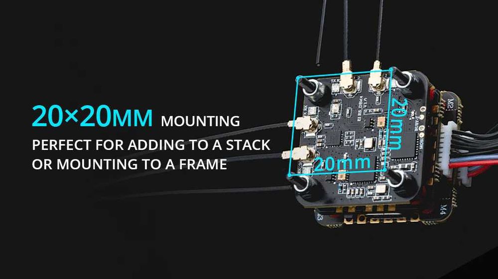 NEW Приймач RadioMaster DBR4 915 + 2.4 ELRS tx12 tx16s boxer es900rx