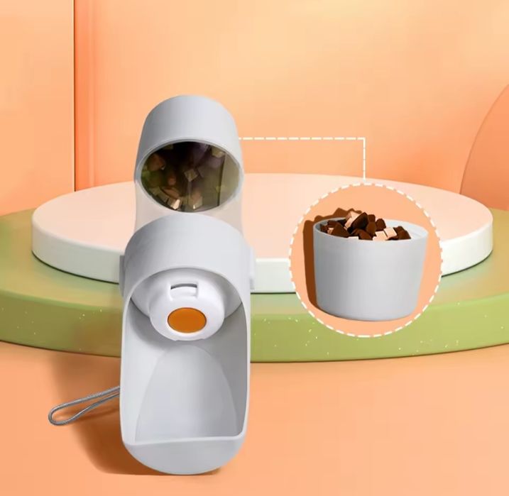 Przenośna butelka na wode i karme dla psa kota