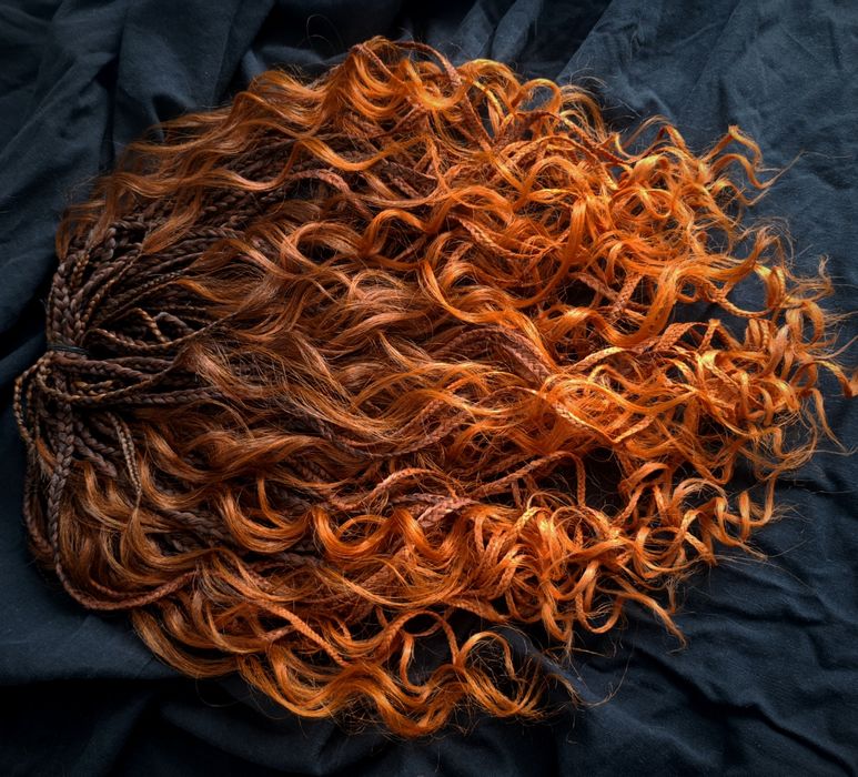 Sprzedam warkoczyki wielorazowe lokowane