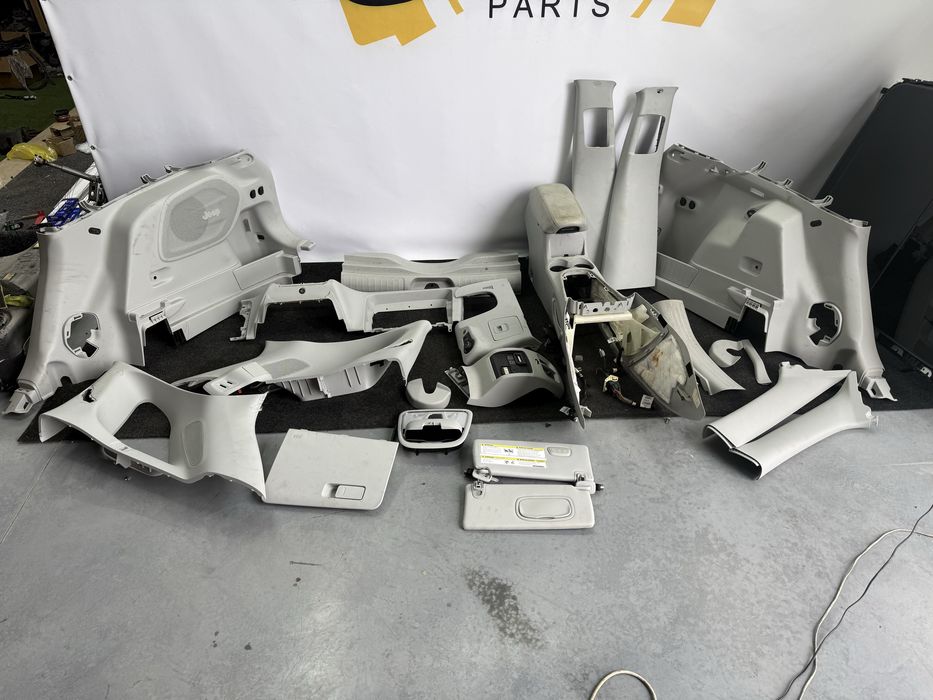 Jeep cherokee kl 2019+ пластик салону карти заглушки бардачок