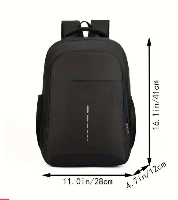 Рюкзак мужской городской LCS. Цвет: черный, синий.