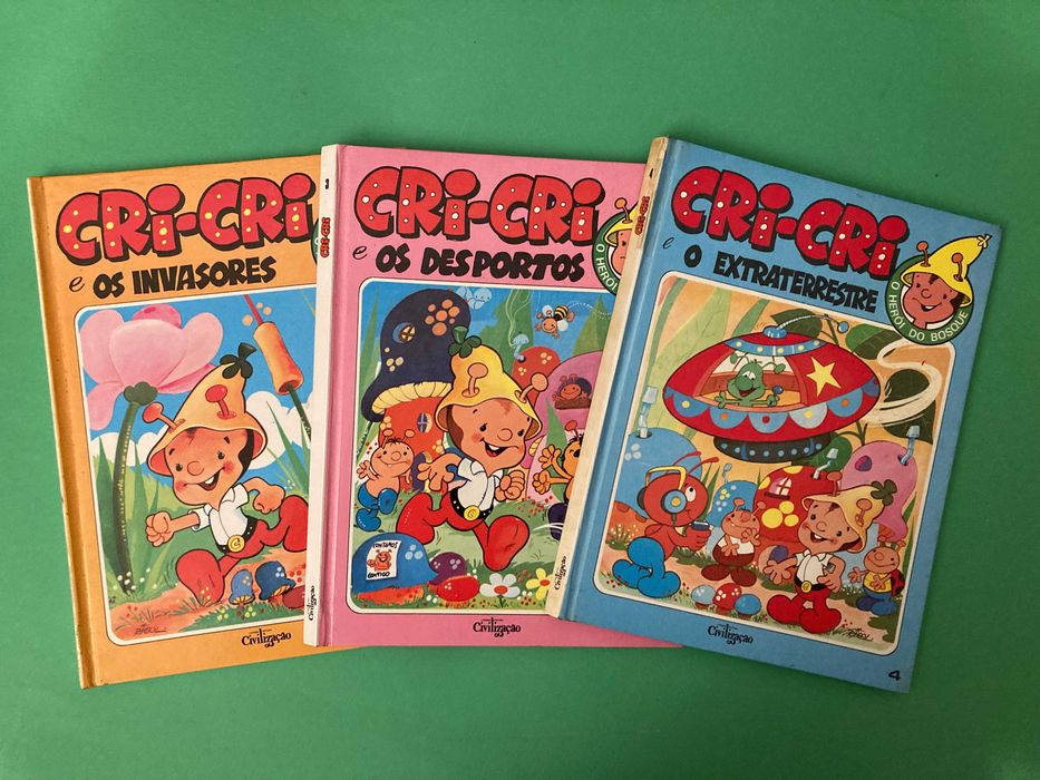 Livros da Colecção Cri-Cri o Herói do Bosque Anos 80 Civilização