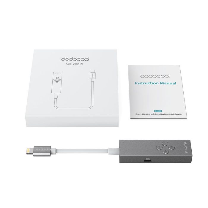 DAC dodocool DA133 MFi Certified Lightning to 3,5-мм
