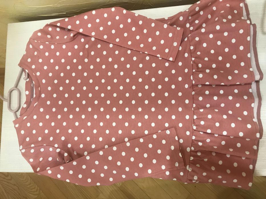 Стильное платье в горошек 122 Viani