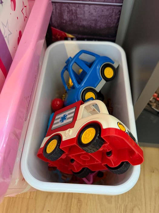 Caixas com Legos Duplo. Inclui comboio e mais sets