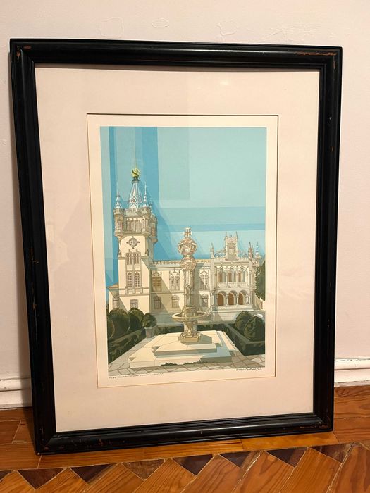 Serigrafia de Ernani Oliveira Câmara Municipal de Sintra 1992