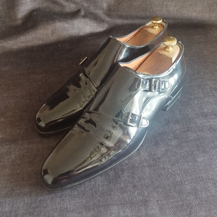 Santoni  мужские туфли монки