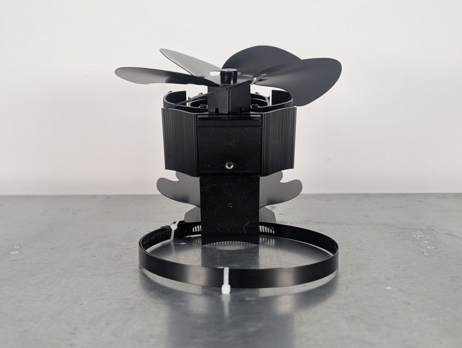 Wentylator kominkowy na rurę wiatrak termoelektryczny