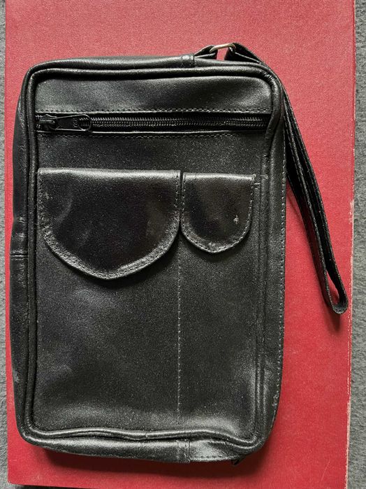 Męska saszetka na rękę skórzana