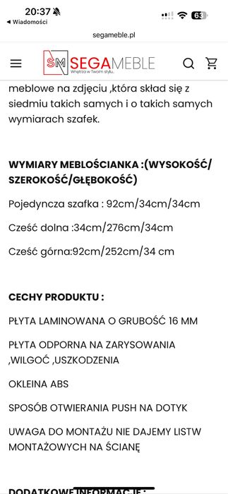 Nowoczesna „mebloscianka”