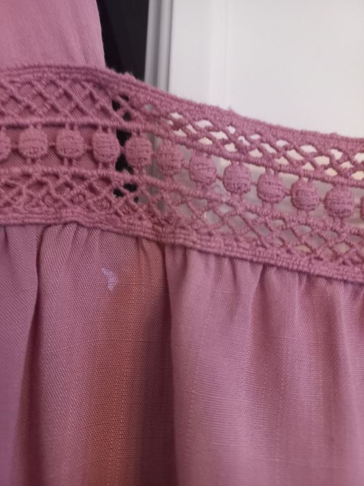 Blusa / tope com alsas largas Made in Italy. Impecável  L