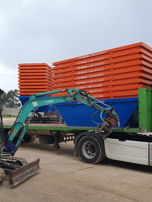 VENDEMOS CONTENTORES de 6m³ para entulho novos e usados DESDE