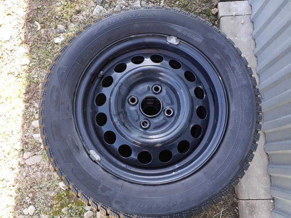 Opony + felgi stalowe R14