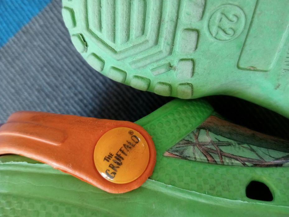 Buty a'la crocs gruffalo
