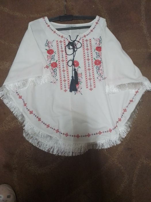 Túnica quimono bordada