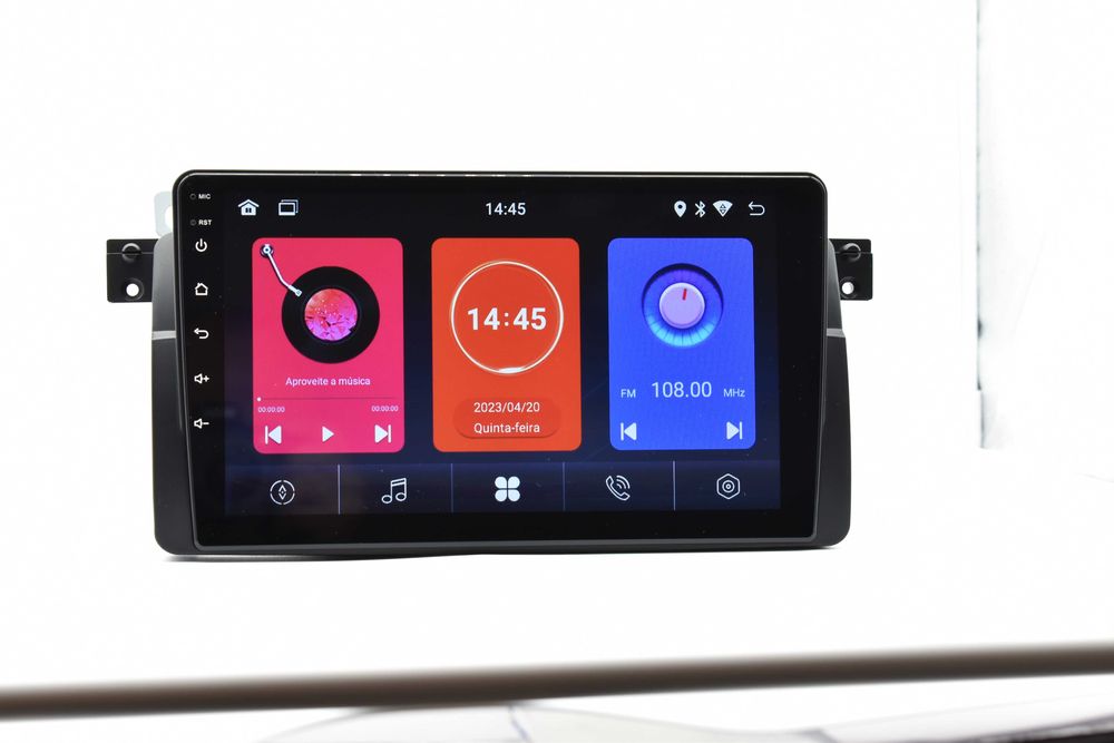 Rádio 2 din android BMW E46  Wifi GPS BLUETOOTH Carplay + câmara