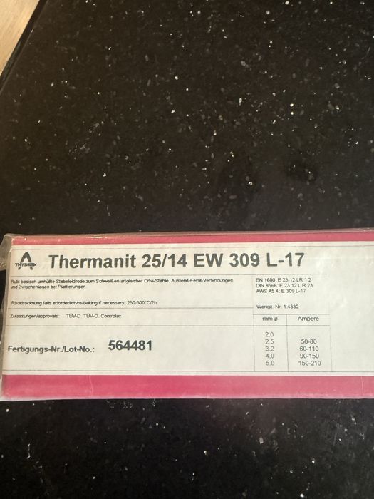 Elektrody Thermanit EW 309L