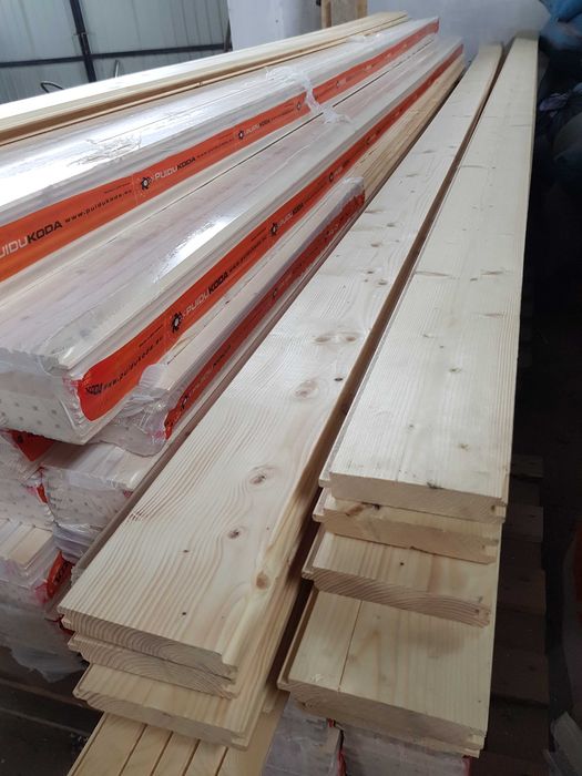 Deska elewacyjna 19x146 szalówka podbitka boazeria  świerkowa SOFTLINE