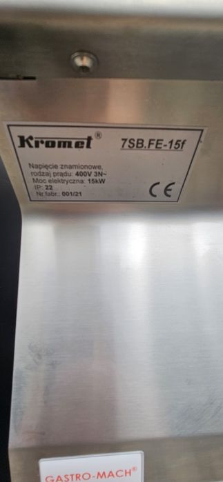 Frytkownica elektryczna Kromet 1x15l  z szafką