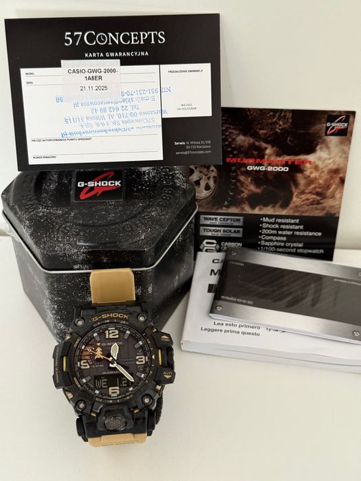 Casio G-SHOCK GWG-2000-1A5ER Master of G Mudmaster gwr