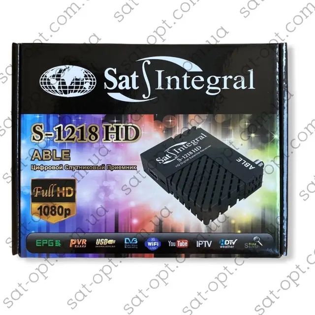 Супутниковий ресивер (тюнер) Sat-Integral S-1218 HD ABLE