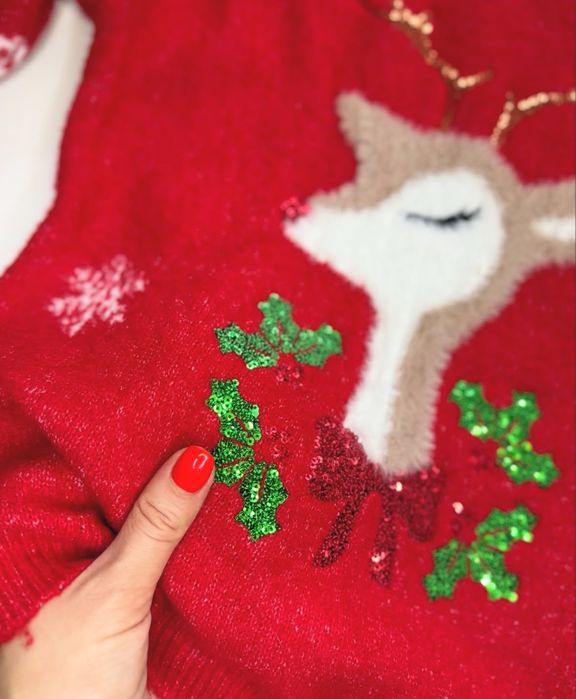 Новорічний светр. Светрик новий рік. Світер. Свитер новогодний